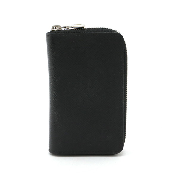 Louis Vuitton Leather Zippy Calf Coin Taiga Ardoise Black - Picture 1 of 9